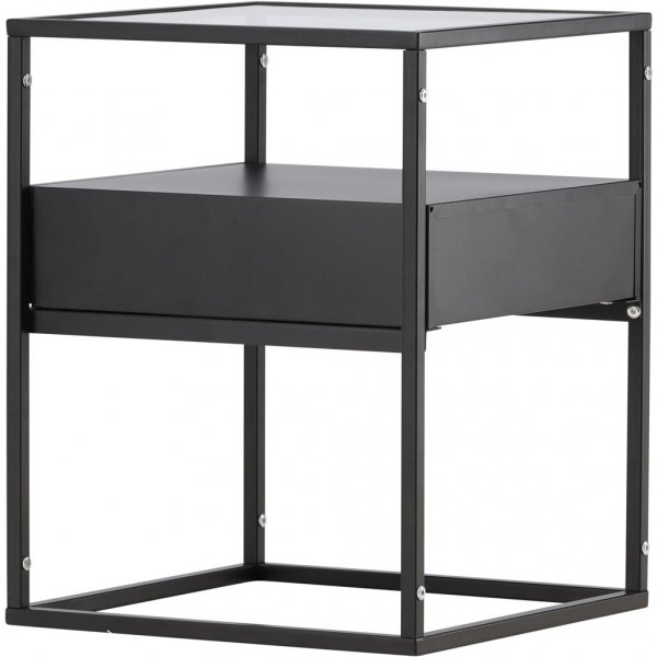 Table d\\\'appoint Fortaleza 40 x 40 cm - Noir