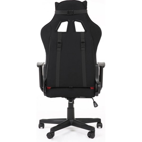 Chaise de bureau Sabella - Rouge/noir Chaise de bureau Sabella - Rouge/noir