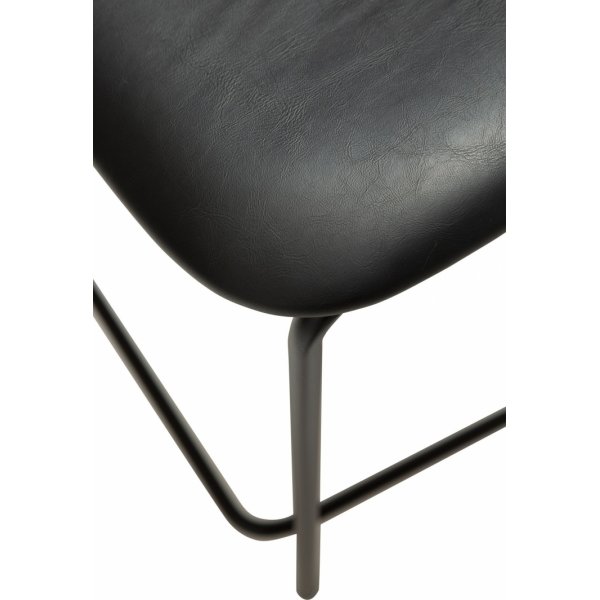 Zed barstol - Svart PU