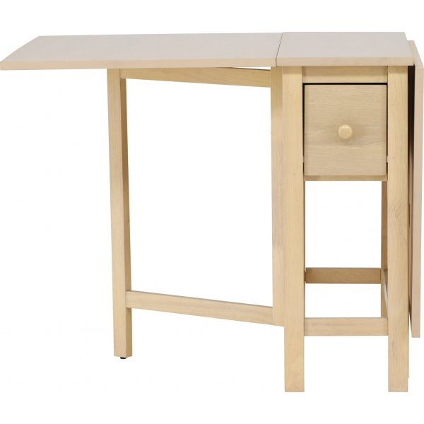 Edward matbord 110-150 x 80 cm - Whitewash