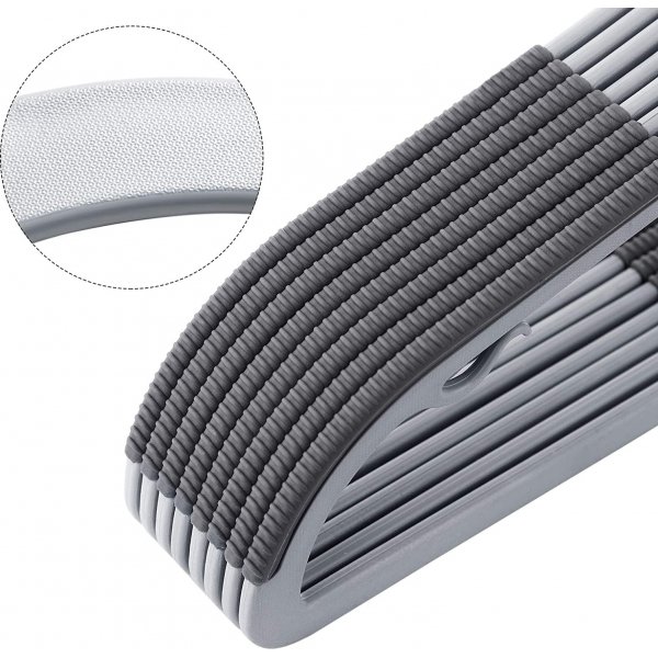 Klädgalge, plast, 42 cm, 30-pack - Grå Klädgalge, plast, 42 cm, 30-pack - Grå