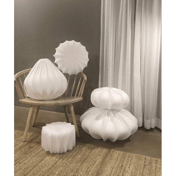 Roze plafondlampenkap - Wit - 60 cm Roze plafondlampenkap - Wit - 60 cm