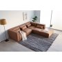 Nees modulsoffa i cognac (sammet) combo 3