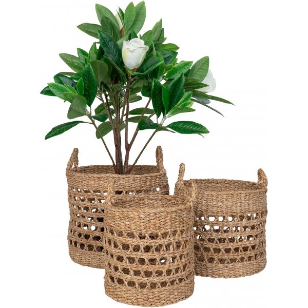 Panier Balok - Jonc de Mer/Noir