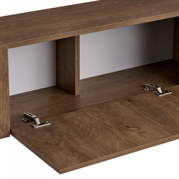 TV-b�nk Nemming 180 cm - Kafkas oak/svart
