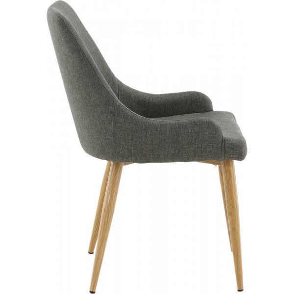 Paradis matstol - Mörkgrå/ek Paradis matstol - Mörkgrå/ek