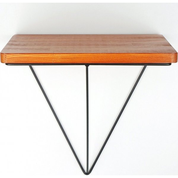 Walter wandplank 37 - Walnoot/zwart