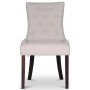 Tuva stol - Beige / Bruna ben + Flckborttagare fr mbler