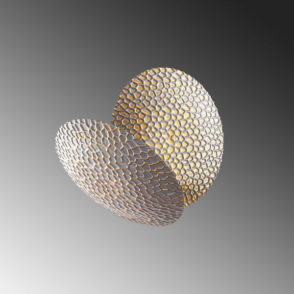 Yosma wandlamp - Zilver/goud