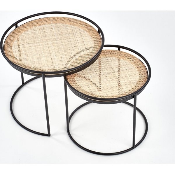 Utara salontafel Ø41/51 cm - Zwart Utara salontafel Ø41/51 cm - Zwart
