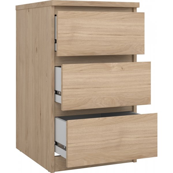 Naia smal dressoir met 3 laden - Hickory Naia smal dressoir met 3 laden - Hickory