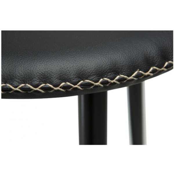 Flair barstol 100,5 cm - Svart läder Flair barstol 100,5 cm - Svart läder