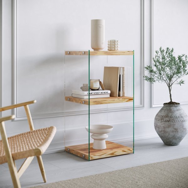 Bibliothque Niagara 80 cm - Chne