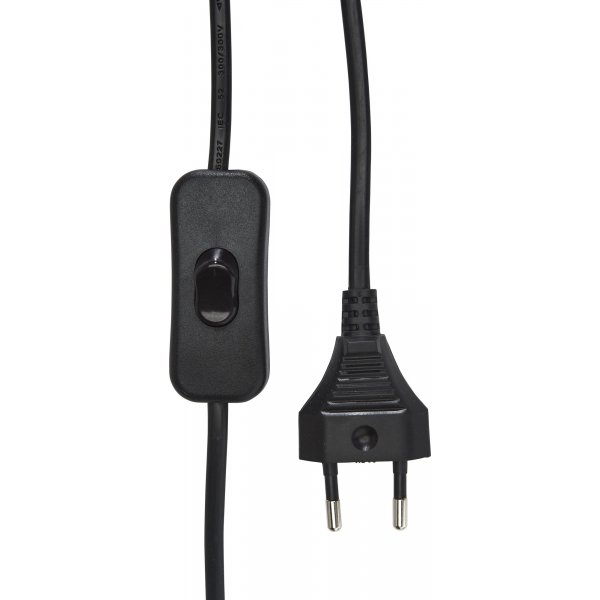 Lampe de table Loft - Rotin/noir - 22 cm Lampe de table Loft - Rotin/noir - 22 cm