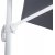 Parasol rglable Leeds 350 cm - Blanc