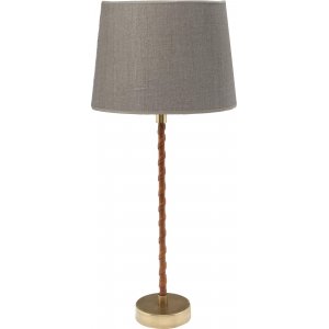 Nora bordslampa - Natur/antikmässing - 59 cm