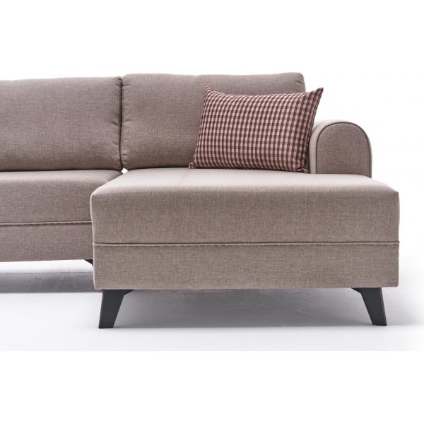 Canapé convertible Bend - Blanc crème Canapé convertible Bend - Blanc crème