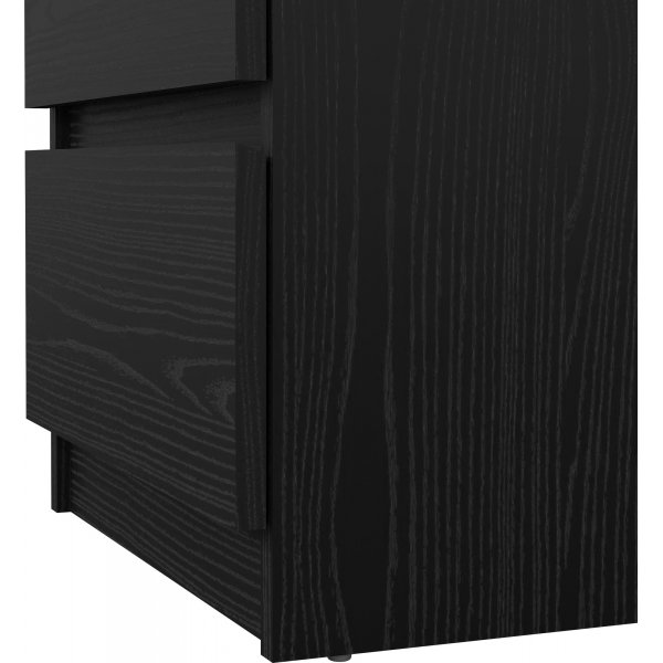 Naia slank dressoir met 3 laden - Zwarte doos Naia slank dressoir met 3 laden - Zwarte doos