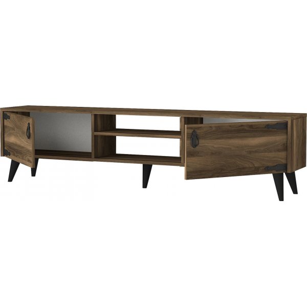 Meuble TV Anthes - Noyer/noir Meuble TV Anthes - Noyer/noir