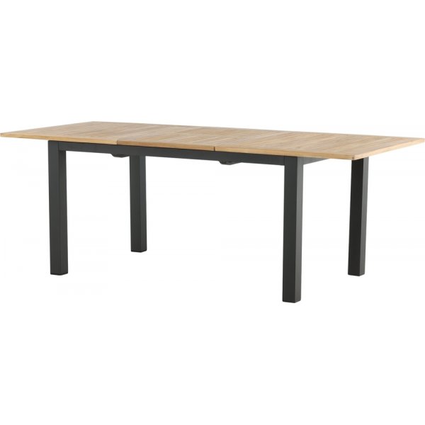 Panama matbord 210 x 90 cm - Svart/Natur Panama matbord 210 x 90 cm - Svart/Natur