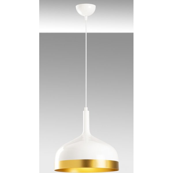 Samba taklampa 3724 - Vit/guld Samba taklampa 3724 - Vit/guld