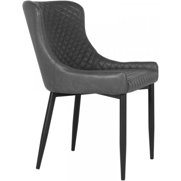 Boston Matstol - Mrkgr/svart