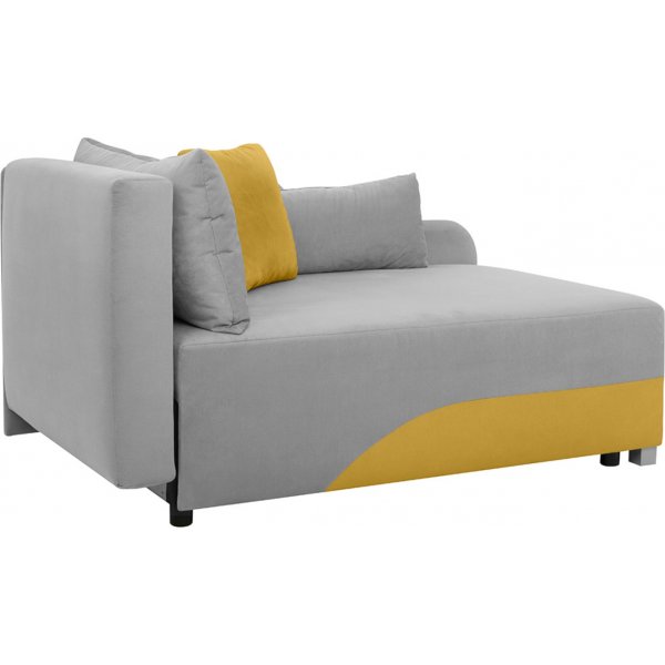 Canapé-lit Elo droit - Gris Canapé-lit Elo droit - Gris