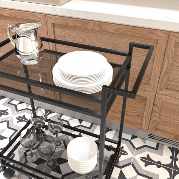 Chariot de service Vortex - Noir Chariot de service Vortex - Noir