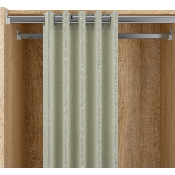 Lola garderob - Ek/beige/grå Lola garderob - Ek/beige/grå