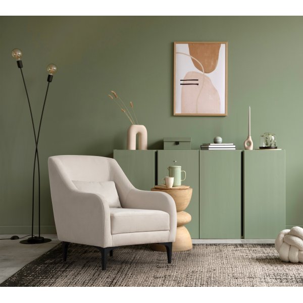 Fauteuil Astana - Écru Fauteuil Astana - Écru