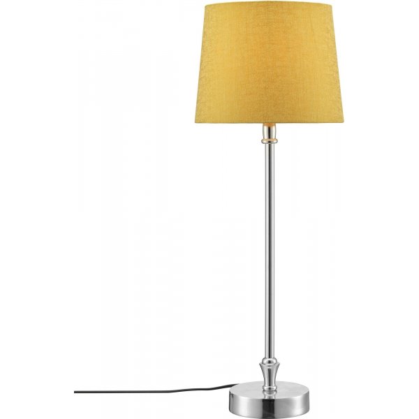 Lampe de table Liam - Safran/chrome - 56 cm