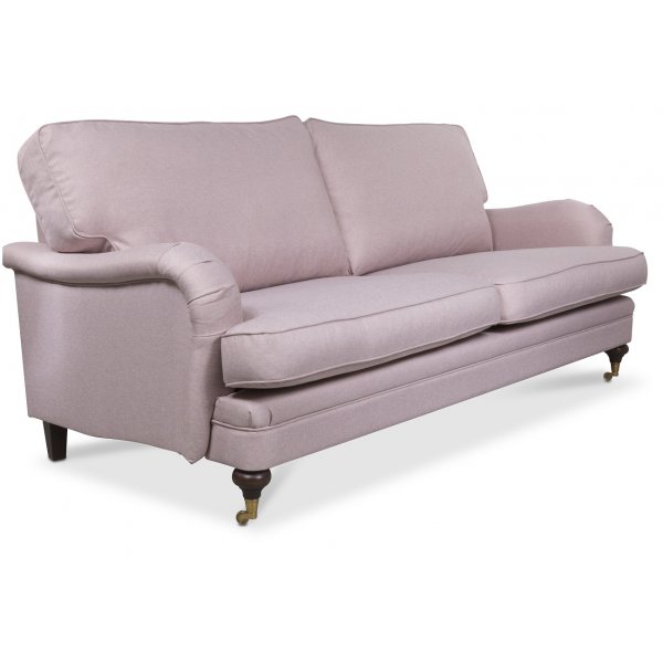 Howard London Premium 4-sits rosa soffa