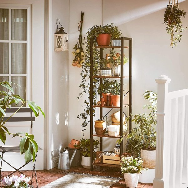 Bibliothque Petter 40 x 154 cm - Marron/noir