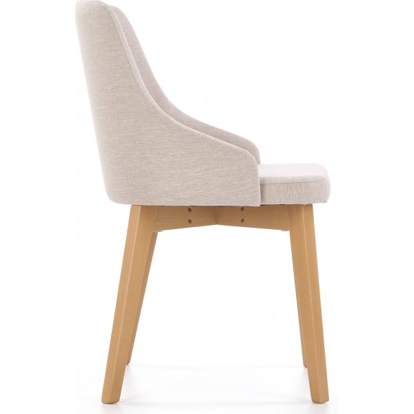 Catrin matstol - Beige (Tyg) / Trä Catrin matstol - Beige (Tyg) / Trä