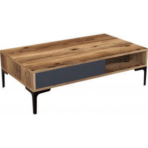 Table basse Istanbul 105 x 60 cm - Noyer/anthracite