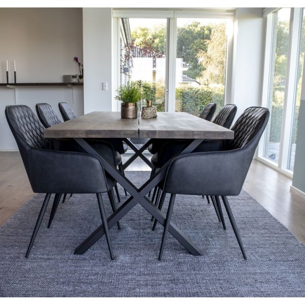 Utah matta - Grafit gr� - 160x230