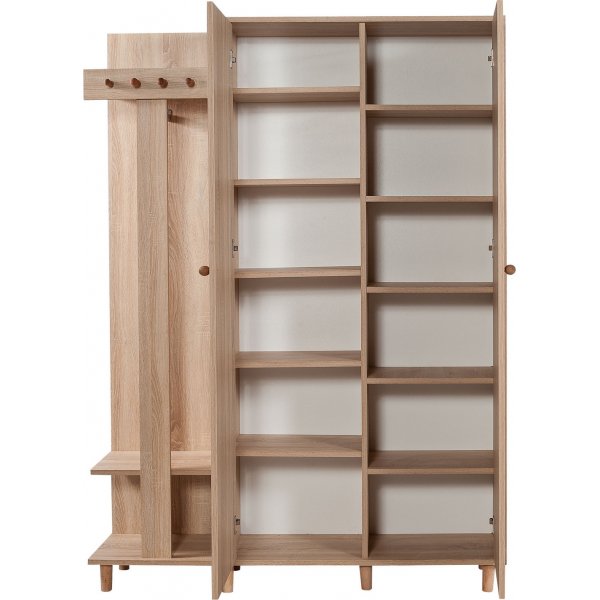 Meuble d\\\'entrée Garmanto 135 cm - Chêne Sonoma/image Meuble d\\\'entrée Garmanto 135 cm - Chêne Sonoma/image