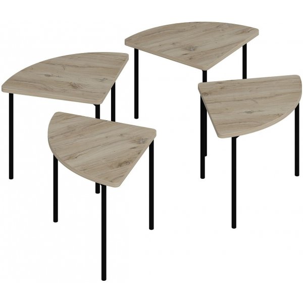 Table basse Emma Ø90 cm - Noyer Table basse Emma Ø90 cm - Noyer