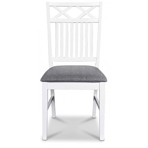 Herrgård Ramnäs matstol - Vit/Grå Herrgård Ramnäs matstol - Vit/Grå