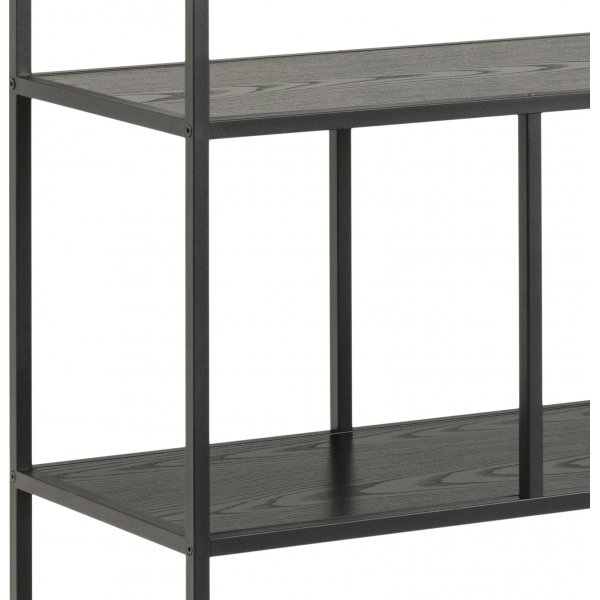 Bibliothque Seaford 135x150 cm - Noir