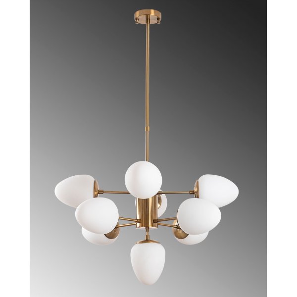 Plafonnier Basar 10320 - Laiton/blanc Plafonnier Basar 10320 - Laiton/blanc