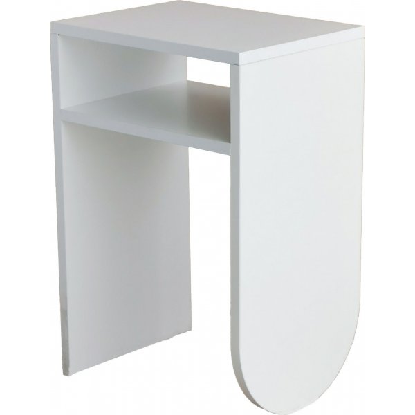 Deko sidobord 40 x 30 cm - Vit