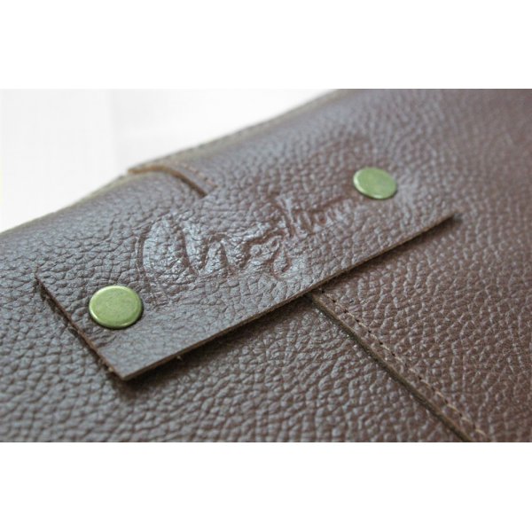 Galette de chaise carrée Svea cuir - Marron Galette de chaise carrée Svea cuir - Marron