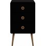 Softline sngbord 3 - Svart