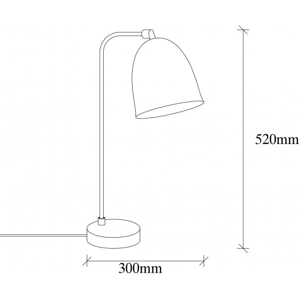 Tattoo bordslampa - Vit Tattoo bordslampa - Vit