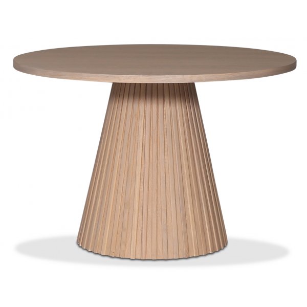 Cleo runt matbord 110 cm - Vitoljad ek