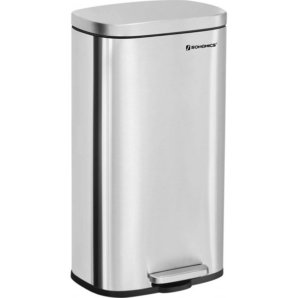 Totte soptunna 30 l - Silver