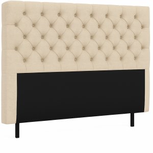 Sänggavel med knappar 160x200 cm - Beige Sänggavel med knappar 160x200 cm - Beige