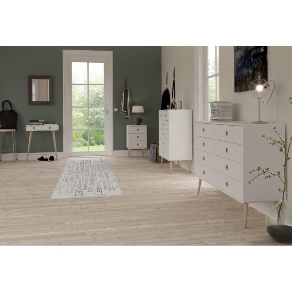 Softline byrå med 8 lådor - Vit Softline byrå med 8 lådor - Vit