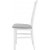 Chaise de salle  manger Allan - Gris/blanc